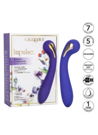 Фиолетовый вибромассажер с электростимуляцией Intimate Estim Petite G Wand - 19 см. - California Exotic Novelties - купить с доставкой в Нефтекамске