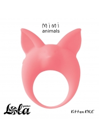 Оранжевое эрекционное кольцо Kitten Kyle - Lola Games - в Нефтекамске купить с доставкой