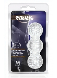 Прозрачный фигурный мастурбатор Master Stroker - Blush Novelties - в Нефтекамске купить с доставкой