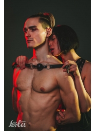 Черный кляп Love Addict на замочке - Lola Games - купить с доставкой в Нефтекамске