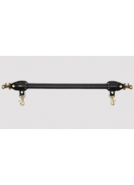 Черная распорка для ног Bound to You Faux Leather Spreader Bar - 50,8 см. - Fifty Shades of Grey - купить с доставкой в Нефтекамске