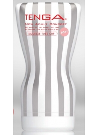 Мастурбатор TENGA Squeeze Tube Cup Soft - Tenga - в Нефтекамске купить с доставкой