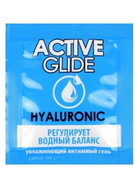 Лубрикант на водной основе Active Glide с гиалуроновой кислотой - 3 гр. - Биоритм - купить с доставкой в Нефтекамске