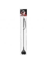 Черный стек с наконечником-сердечком - 54 см. - Notabu - купить с доставкой в Нефтекамске