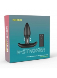 Черная анальная вибропробка Nexus B-Stroker - 13 см. - Nexus Range в Нефтекамске Черная анальная вибропробка Nexus B-Stroker - 13 см. - Nexus Range