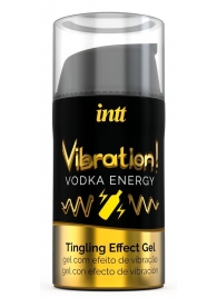 Жидкий интимный гель с эффектом вибрации Vibration! Vodka Energy - 15 мл. - INTT - купить с доставкой в Нефтекамске