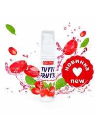 Гель-смазка Tutti-frutti со вкусом барбариса - 30 гр. - Биоритм - купить с доставкой в Нефтекамске