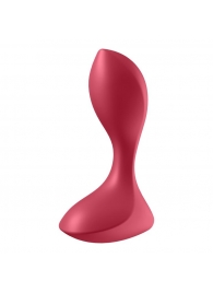 Красный вибромассажёр простаты Satisfyer Backdoor Lover - 14 см. - Satisfyer - в Нефтекамске купить с доставкой