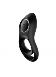 Черное эрекционное виброкольцо Legendary Duo - Satisfyer - в Нефтекамске купить с доставкой