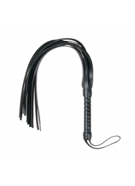 Черный флоггер Flogger Whip - 46 см. - Easy toys - купить с доставкой в Нефтекамске