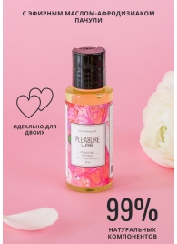 Массажное масло Pleasure Lab Delicate с ароматом пиона и пачули - 50 мл. - Pleasure Lab - купить с доставкой в Нефтекамске