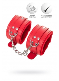 Красные оковы Anonymo из искусственной кожи - ToyFa - купить с доставкой в Нефтекамске