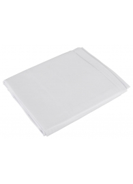 Белая виниловая простынь Vinyl Bed Sheet - Orion - купить с доставкой в Нефтекамске