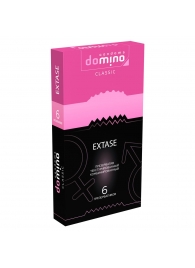 Презервативы с точками и рёбрышками DOMINO Classic Extase - 6 шт. - Domino - купить с доставкой в Нефтекамске