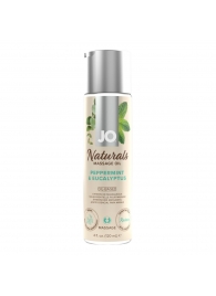 Массажное масло с ароматом перечной мяты и эвкалипта JO Naturals Peppermint   Eucalyptus - 120 мл. - System JO - купить с доставкой в Нефтекамске