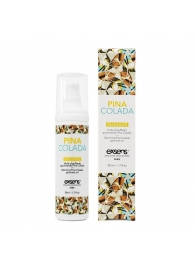 Разогревающее массажное масло с ароматом пина колада Gourmet Pina Colada - 50 мл. - Exsens - купить с доставкой в Нефтекамске