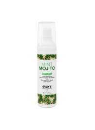 Разогревающее массажное масло с ароматом мохито Gourmet Mint Mojito - 50 мл. - Exsens - купить с доставкой в Нефтекамске