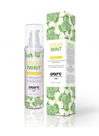 Разогревающее массажное масло Gourmet Spearmint Organic с органическими ингредиентами - 50 мл. - Exsens - купить с доставкой в Нефтекамске