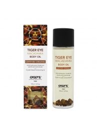 Органическое массажное масло TIGER EYE MACADAMIA - 100 мл. - Exsens - купить с доставкой в Нефтекамске
