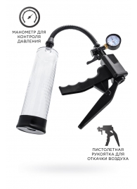 Прозрачная механическая помпа для пениса Viggo - Sexus - в Нефтекамске купить с доставкой