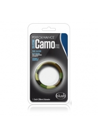 Эрекционное кольцо камуфляжной расцветки Silicone Camo Cock Ring - Blush Novelties - в Нефтекамске купить с доставкой