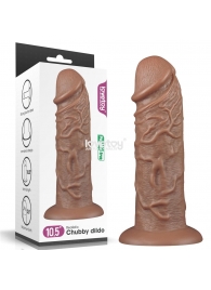 Коричневый фаллоимитатор Cubby dildo - 26,6 см. - Lovetoy в Нефтекамске Коричневый фаллоимитатор Cubby dildo - 26,6 см. - Lovetoy