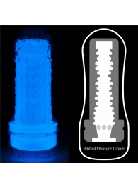 Светящийся в темноте мастурбатор Lumino Play Masturbator Ribbed - Lovetoy - в Нефтекамске купить с доставкой