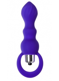 Фиолетовая анальная вибровтулка Curvy - 14 см. - ToyFa в Нефтекамске Фиолетовая анальная вибровтулка Curvy - 14 см. - ToyFa