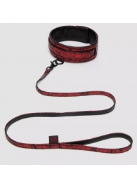 Стильный ошейник с поводком Reversible Faux Leather Collar and Lead - Fifty Shades of Grey - купить с доставкой в Нефтекамске