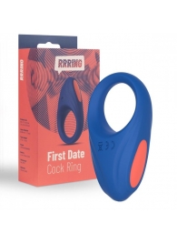 Синее эрекционное кольцо RRRING First Date Cock Ring - FeelzToys - в Нефтекамске купить с доставкой