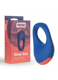 Синее эрекционное кольцо RRRING Dinner Date Cock Ring - FeelzToys - в Нефтекамске купить с доставкой