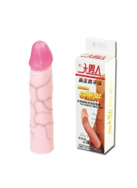 Удлиняющая насадка на пенис Deep Love - 21,5 см. - Baile - в Нефтекамске купить с доставкой