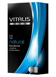 Классические презервативы VITALIS PREMIUM natural - 12 шт. - Vitalis - купить с доставкой в Нефтекамске