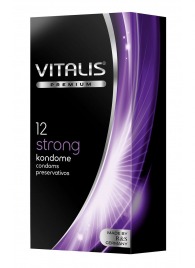 Презервативы с утолщённой стенкой VITALIS PREMIUM strong - 12 шт. - Vitalis - купить с доставкой в Нефтекамске