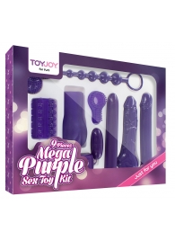 Эротический набор Toy Joy Mega Purple - Toy Joy - купить с доставкой в Нефтекамске