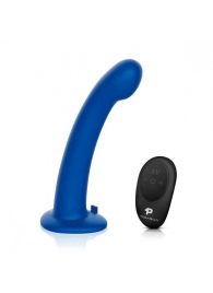 Синяя насадка Remote Control P-Spot G-Spot с черными трусиками - 20 см. - Pegasus - купить с доставкой в Нефтекамске