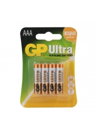 Батарейки алкалиновые GP Ultra Alkaline 24А AАA/LR03 - 4 шт. - Элементы питания - купить с доставкой в Нефтекамске