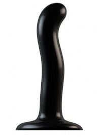 Черный фаллоимитатор-насадка Strap-On-Me P G spot Dildo size S - 16,4 см. - Strap-on-me - купить с доставкой в Нефтекамске