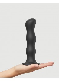Черная насадка Strap-On-Me Dildo Geisha Balls size XL - Strap-on-me - купить с доставкой в Нефтекамске