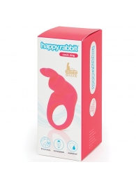 Розовое эрекционное виброкольцо Happy Rabbit Rechargeable Rabbit Cock Ring - Happy Rabbit - в Нефтекамске купить с доставкой