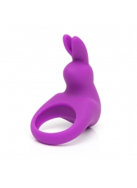 Фиолетовое эрекционное виброкольцо Happy Rabbit Rechargeable Rabbit Cock Ring - Happy Rabbit - в Нефтекамске купить с доставкой