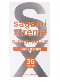 Ультратонкие презервативы Sagami Xtreme Superthin - 36 шт. - Sagami - купить с доставкой в Нефтекамске