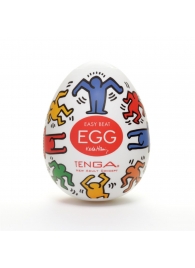 Мастурбатор-яйцо Keith Haring EGG DANCE - Tenga - в Нефтекамске купить с доставкой