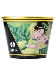 Массажная свеча Exotic Green Tea с ароматом зелёного чая - 170 мл. - Shunga - купить с доставкой в Нефтекамске