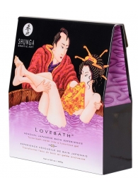 Соль для ванны Lovebath Sensual lotus, превращающая воду в гель - 650 гр. - Shunga - купить с доставкой в Нефтекамске