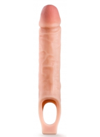 Телесная насадка на пенис 10 Inch Cock Sheath Extender - 25 см. - Blush Novelties - в Нефтекамске купить с доставкой