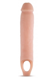 Телесная насадка на пенис 11.5 Inch Cock Sheath Penis Extender - 29,2 см. - Blush Novelties - в Нефтекамске купить с доставкой