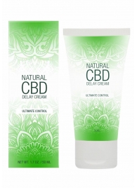 Крем-пролонгатор Natural CBD Delay Cream - 50 мл. - Shots Media BV - купить с доставкой в Нефтекамске