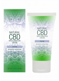 Крем для мастурбации для мужчин Natural CBD Masturbation Cream For Him - 50 мл. - Shots Media BV - купить с доставкой в Нефтекамске