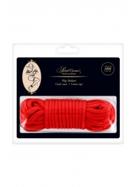 Красная веревка для фиксации - 10 м. - Sweet Caress - купить с доставкой в Нефтекамске
